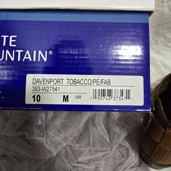 White Mountain Men's Brown Ankle Boots - Picture 9 of 10